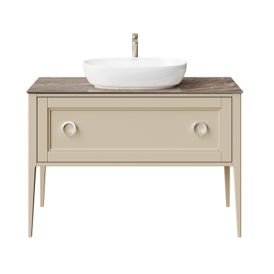 Тумба PLAZA Classic NEO напольная 1+1 ящик 120, капучино матовый Тумба PLAZA Classic NEO напольная 1+1 ящик 120, капучино матовый