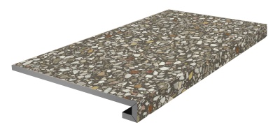 Ступень клееная фронтальная Бричиола коричневый матовый обрезной 33x60x0,9 Ступень клееная фронтальная Бричиола коричневый матовый обрезной 33x60x0,9