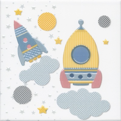 Декор Бон Вояж «Ракета» 20x20x0,69