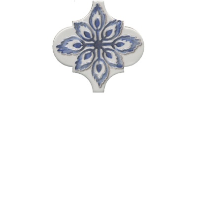 Декор Арабески Майолика 4, 6,5x6,5x0,7 Декор Арабески Майолика 4, 6,5x6,5x0,7