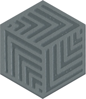 Декор Агуста синий матовый 6x5,2x0,69 Декор Агуста синий матовый 6x5,2x0,69